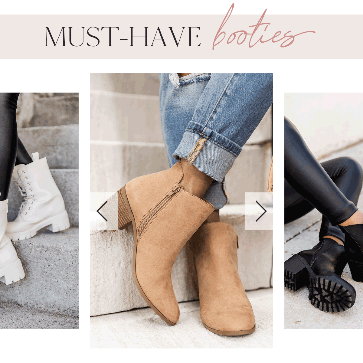 The Pink Lily Boutique step up your shoe game Milled