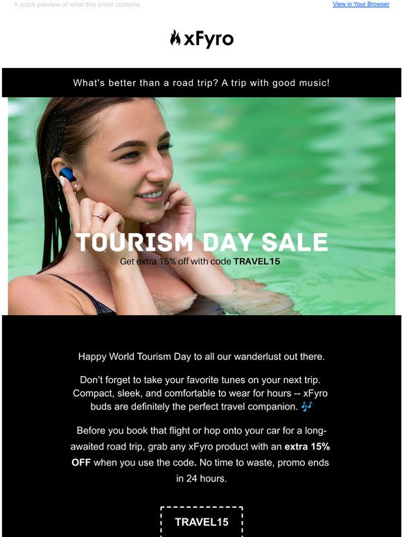 Where to next: xFyro’s Tourism Day Sale 🌎