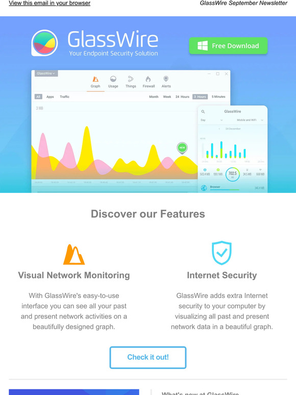 GlassWire™ - A lot of features to explore! 🚀