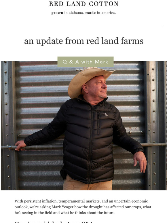 Red Land Cotton An Update From The Farm with Mark Yeager Milled