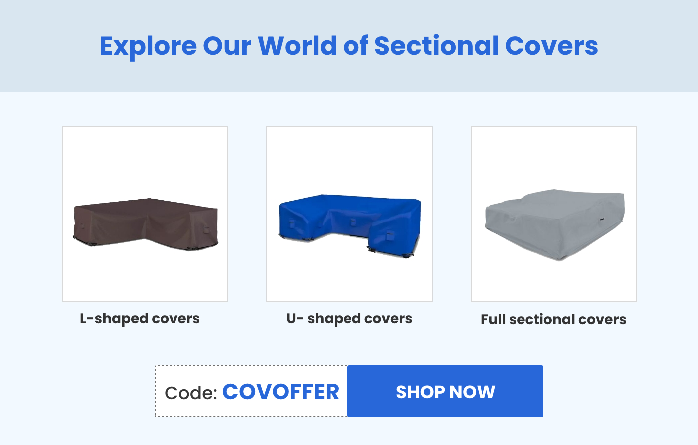 Explore Our World Of Sectional Covers