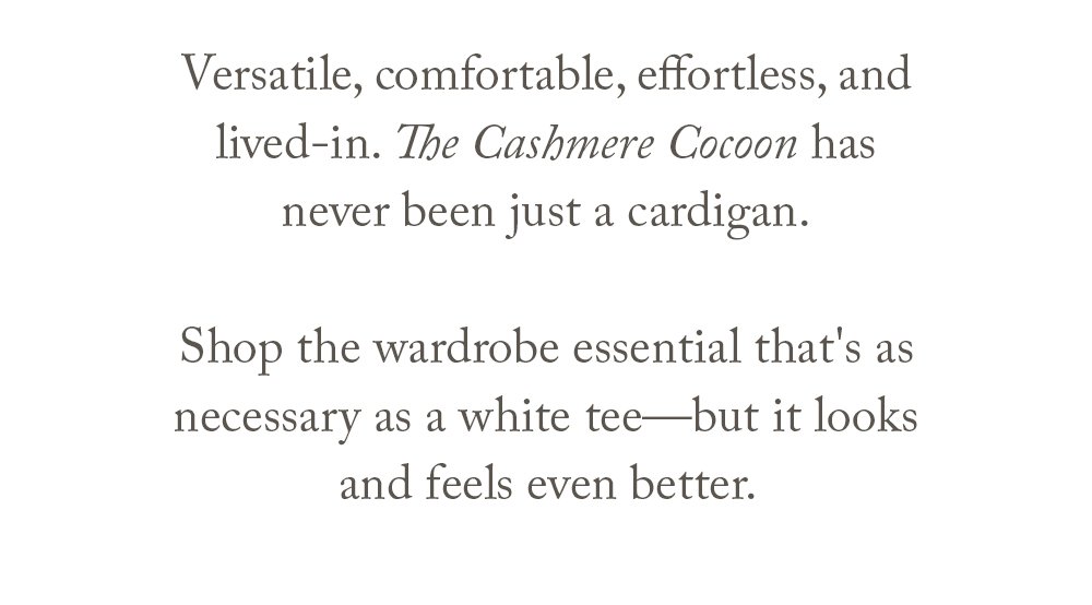 Cashmere Cocoon Cardigan