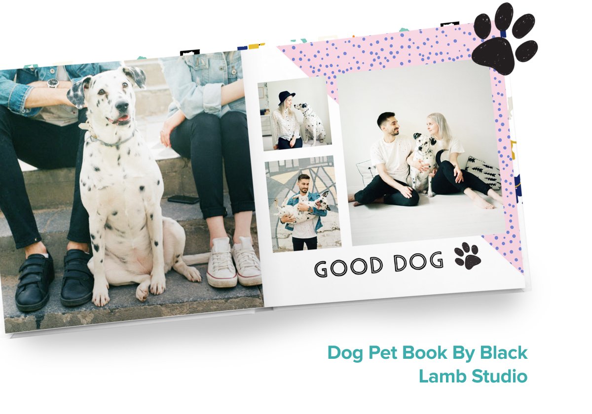 Dog Pet Book by Black Lamb Studio | Get Started