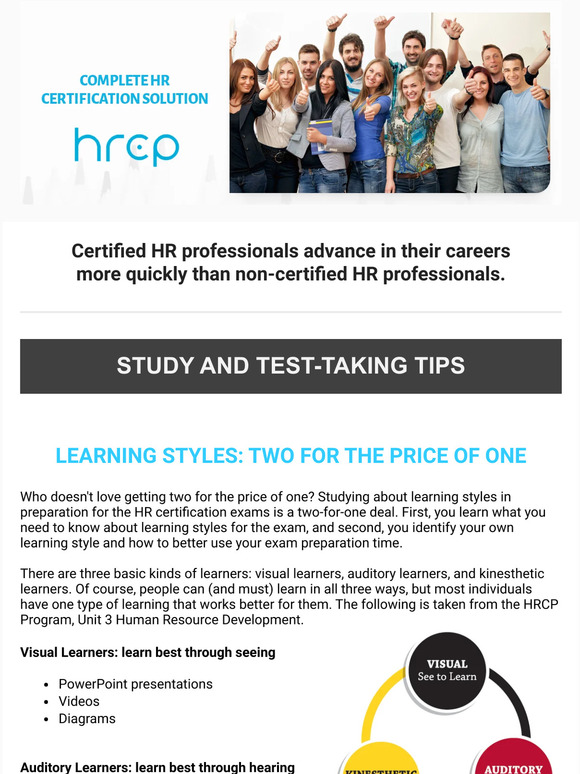 HRCP Affiliate Program: HR Certification: Every Second Counts! | Sns-Brigh10