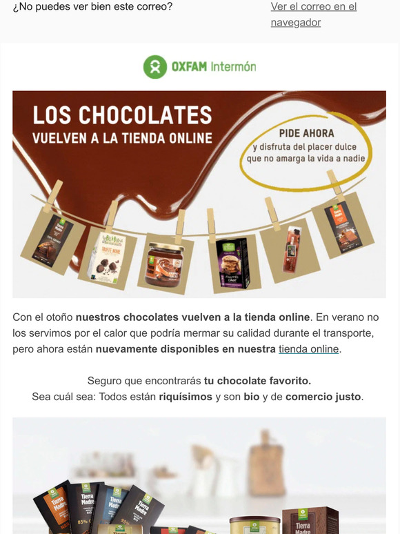 ¡LOS CHOCOLATES vuelven a la tienda online! 🍫