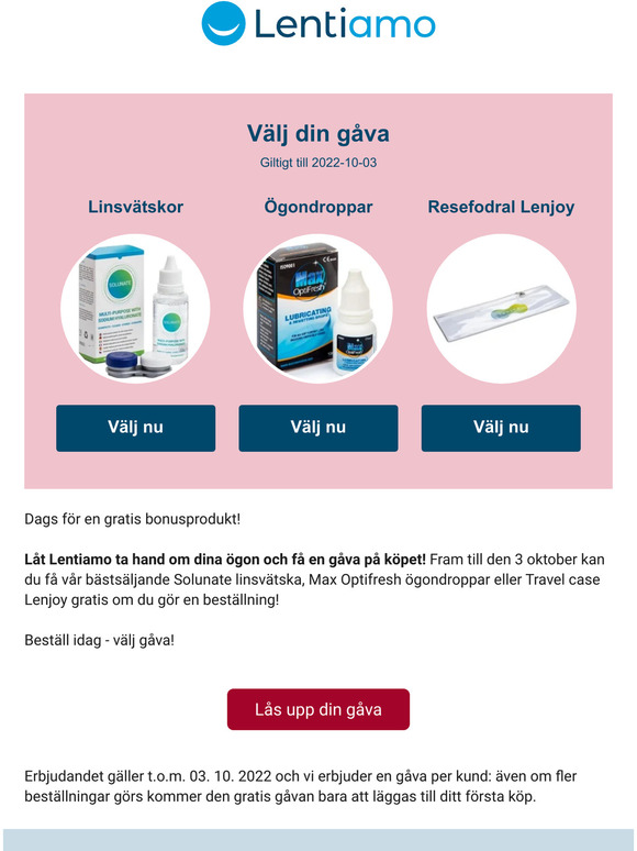 Vi erbjuder en gåva till din beställning! 🎁 Vilken väljer du?