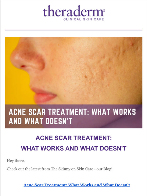 Therapon Skin Health Do You Suffer from Acne Scars? Milled