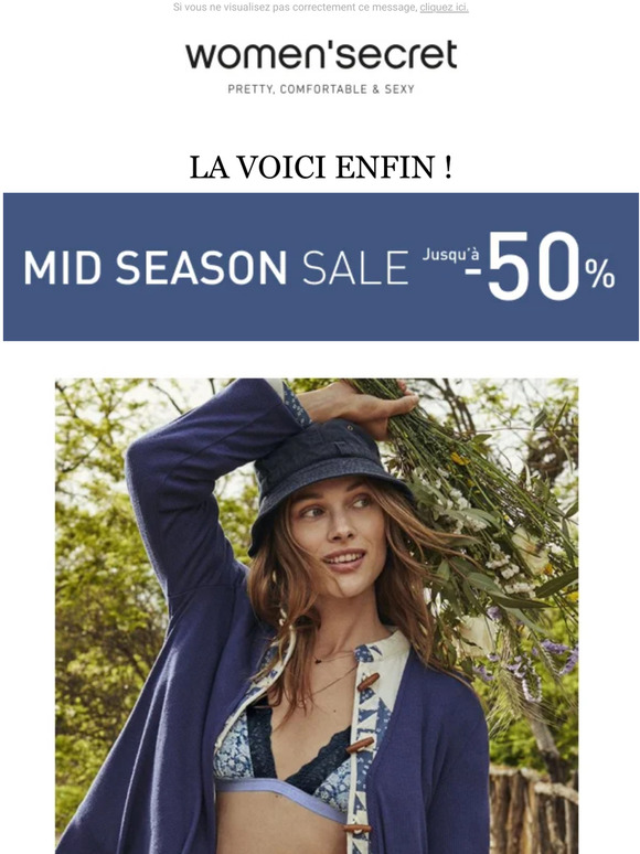 Mid Season Sale : les voici enfin ! 🙌 Jusqu'à -50 % !
