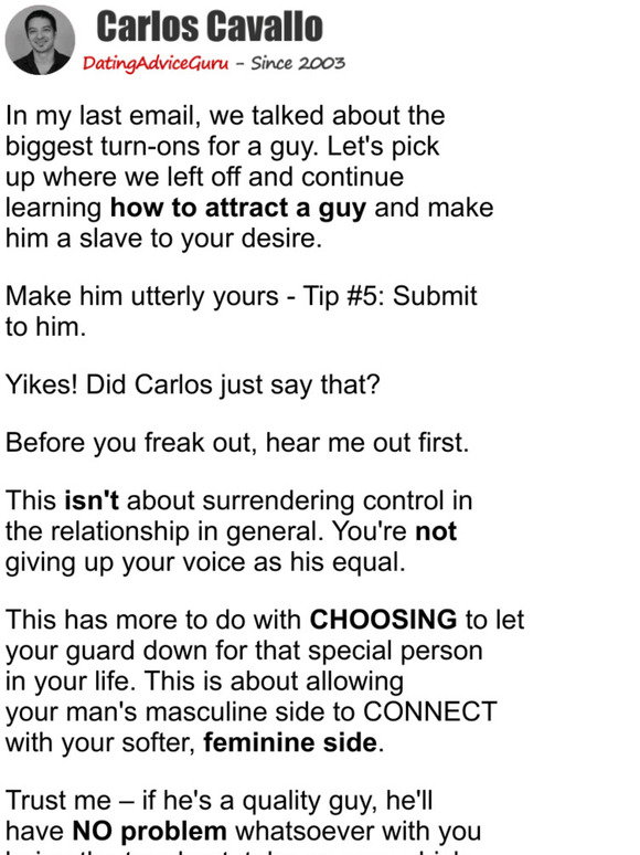 turn ons for guys