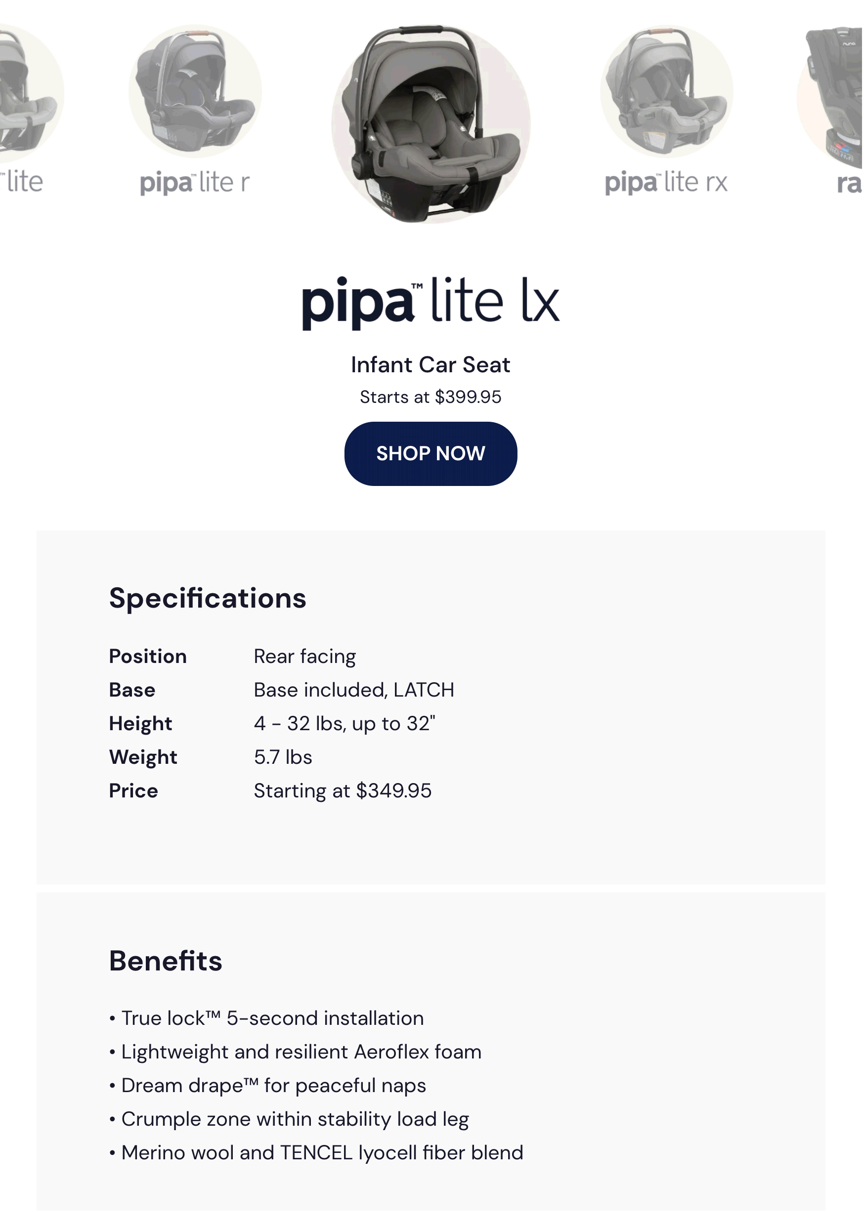 Albee Baby Get to know Nuna Car Seats. 👋 Milled