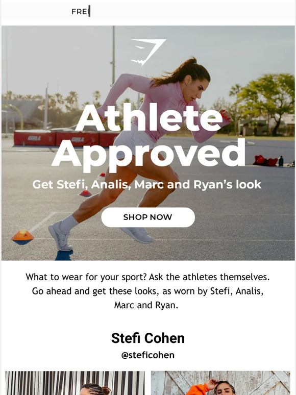 Gymshark EU Get the athlete look Milled