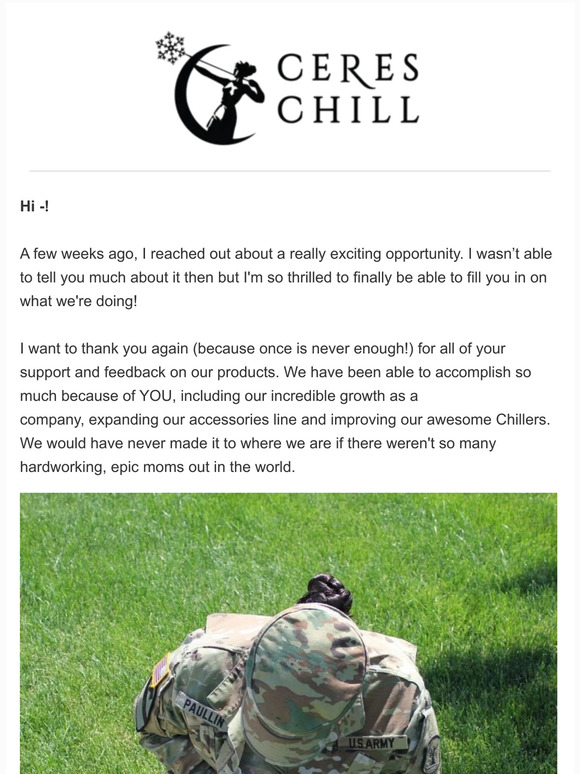 Ceres Chill aims to help military moms