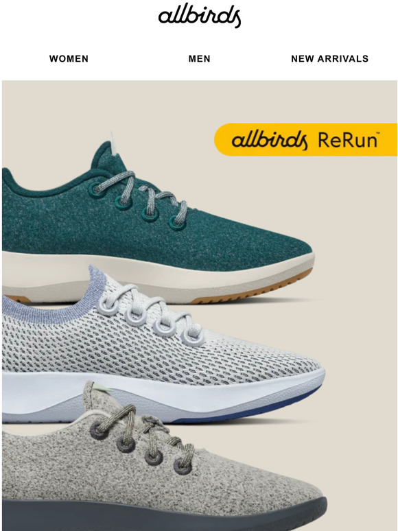 Allbirds Sustainable Styles, Sustainable Prices Milled