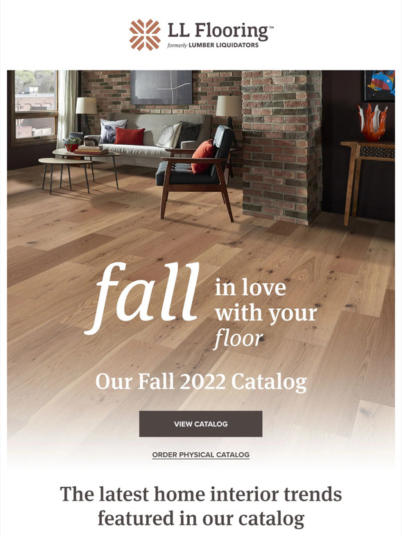 Lumber Liquidators “Fall” into the latest interior trends with our NEW
