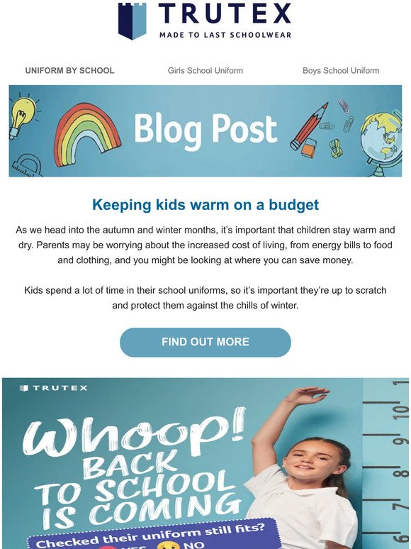 Blog: Keeping kids warm on a budget