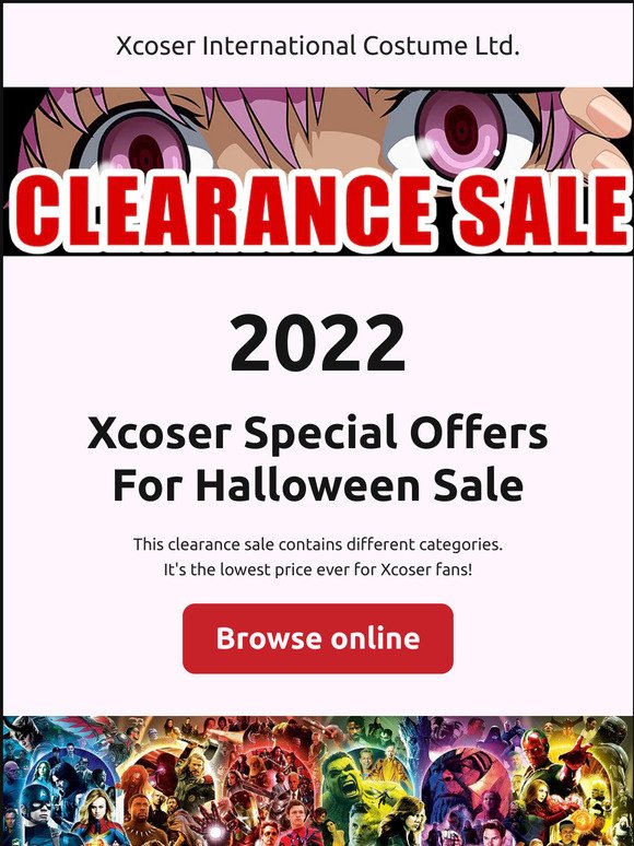 🎃 Xcose Special Offers For Halloween Sale🎃