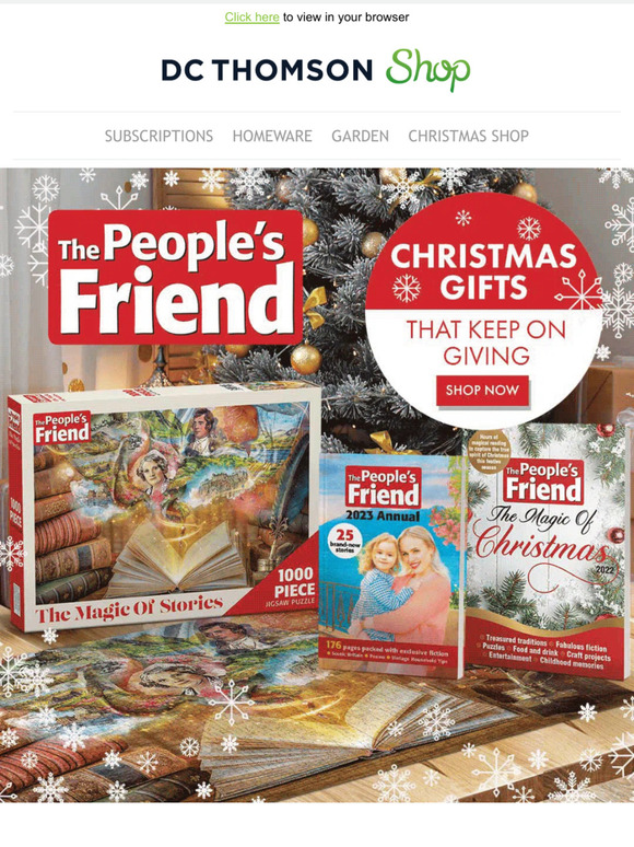The People’s Friend gifts that keep on giving