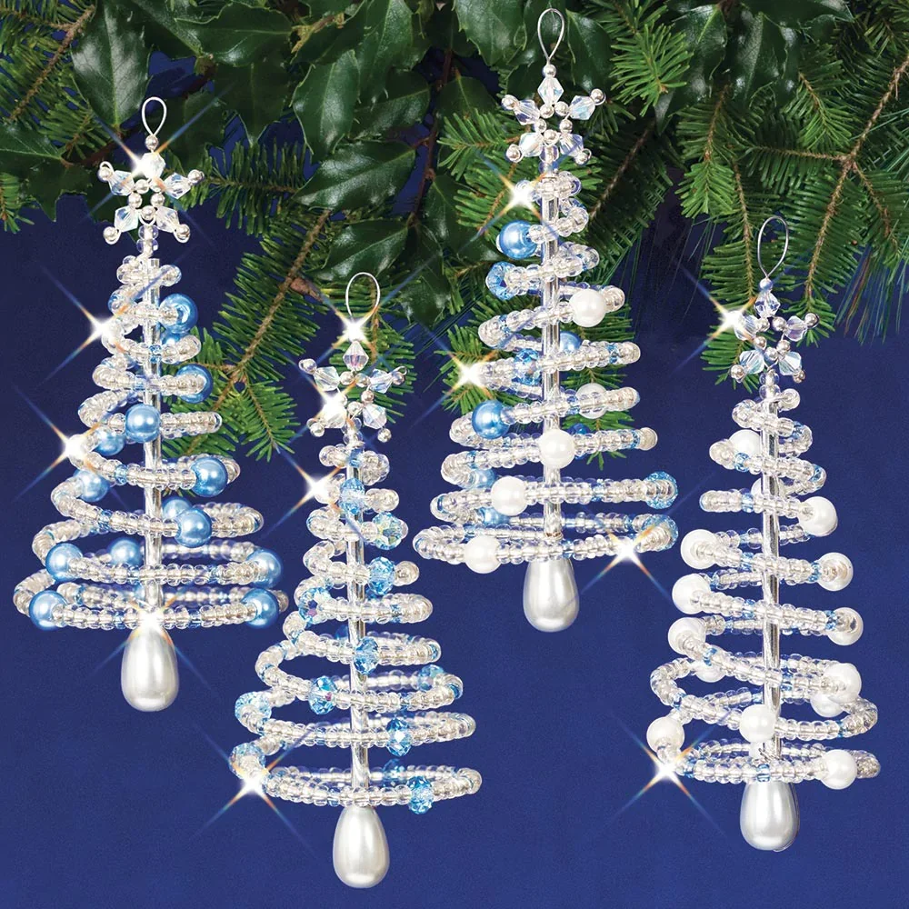 Frosty Christmas Beaded Ornament Kit
