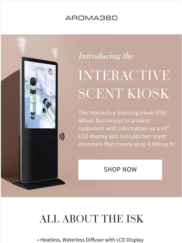 Aroma360 Introducing The Interactive Scent Kiosk Milled