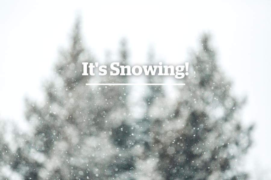 Snow falling image