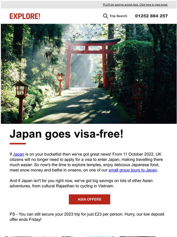 visa free travel to japan