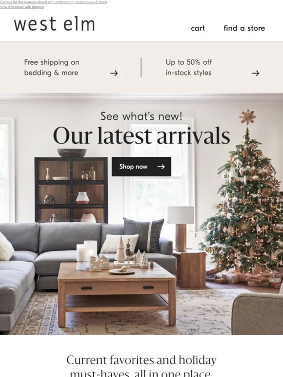 Pottery Barn Just in—here’s a first look at our new holiday collection