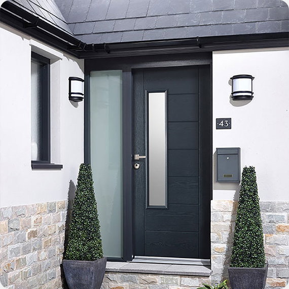 Grey doors