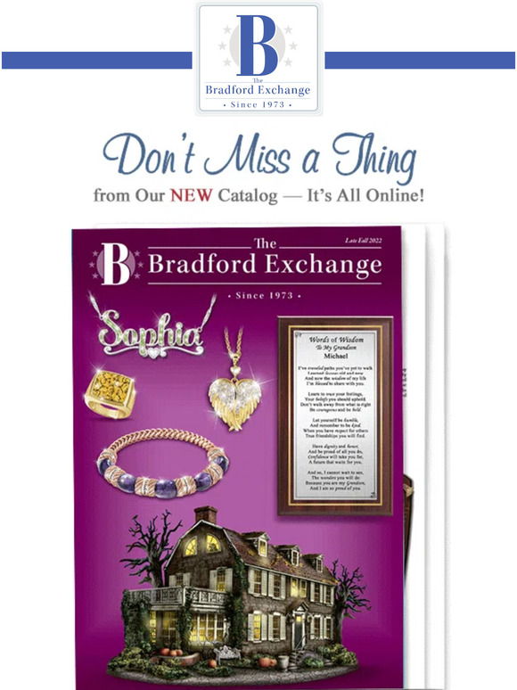 The Bradford Exchange Online Be The First To View The New Catalog   C@2x 