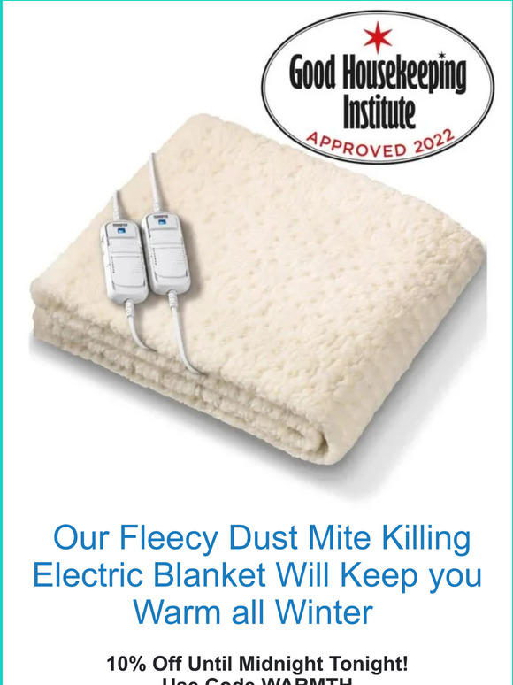 Allergy Best Buys Ends Midnight 10 Off our fleecy dustmite killing