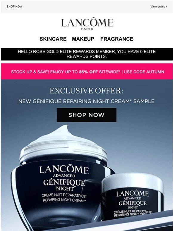 Lancôme US: Early Access to Our Holiday Beauty Box Just For You 