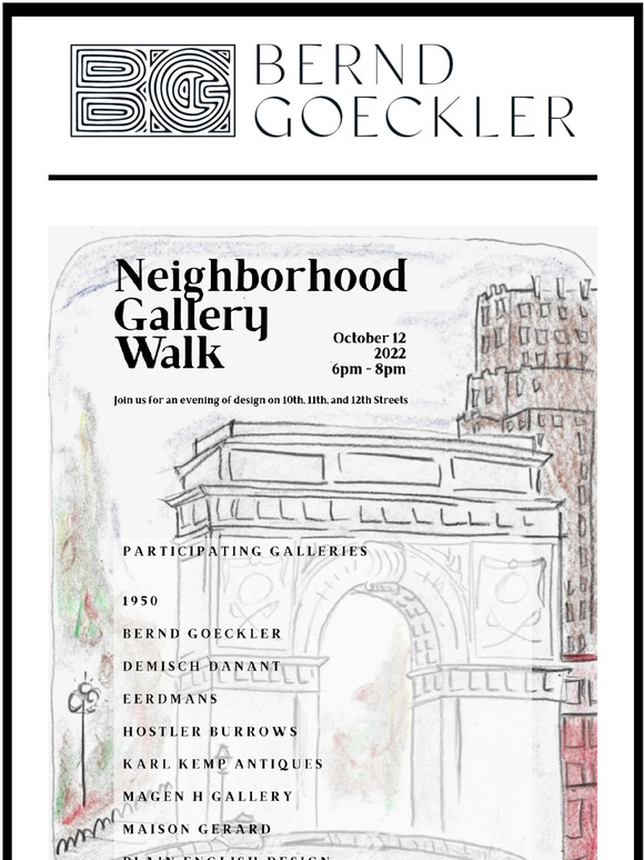 Neighborhood Gallery Walk 10-12