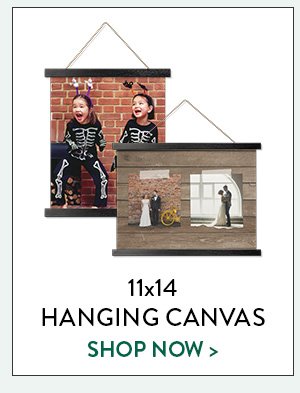 11 by 14 hanging canvas. Click to shop hanging canvas. 