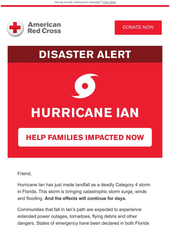 URGENT: Support hurricane response in Florida