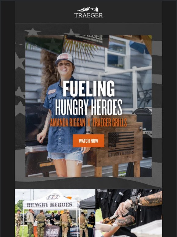 Fueling Hungry Heroes: Amanda Riggan x Traeger Grills