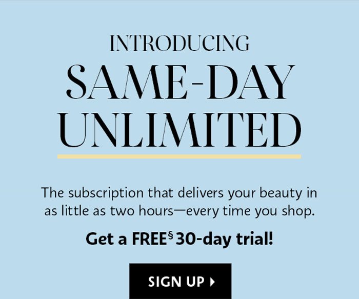 Same Day Unlimited Delivery Subscription
