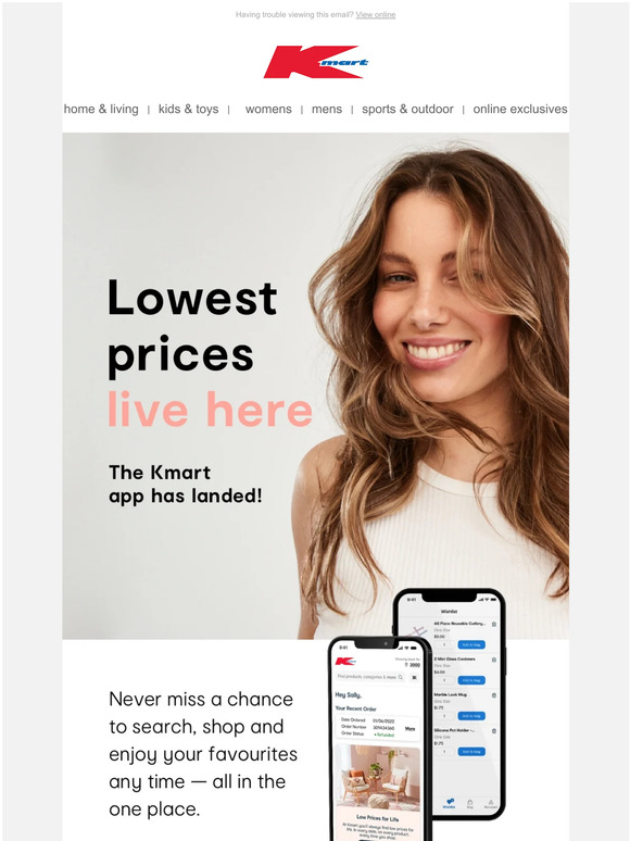 Kmart Australia The Kmart App has landed! Milled