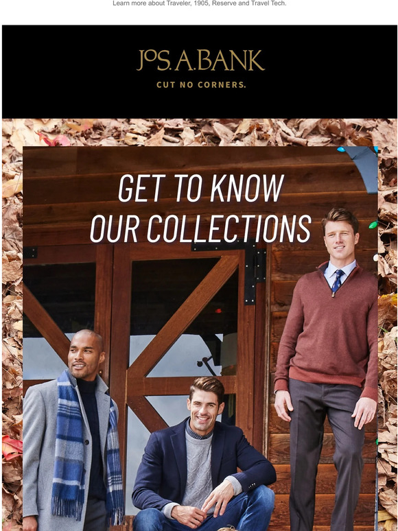 JoS A. Bank Do you know the difference between our collections? Milled