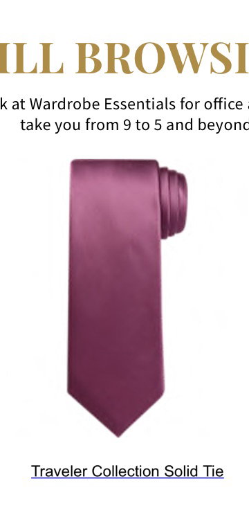 Traveler Collection Solid Tie