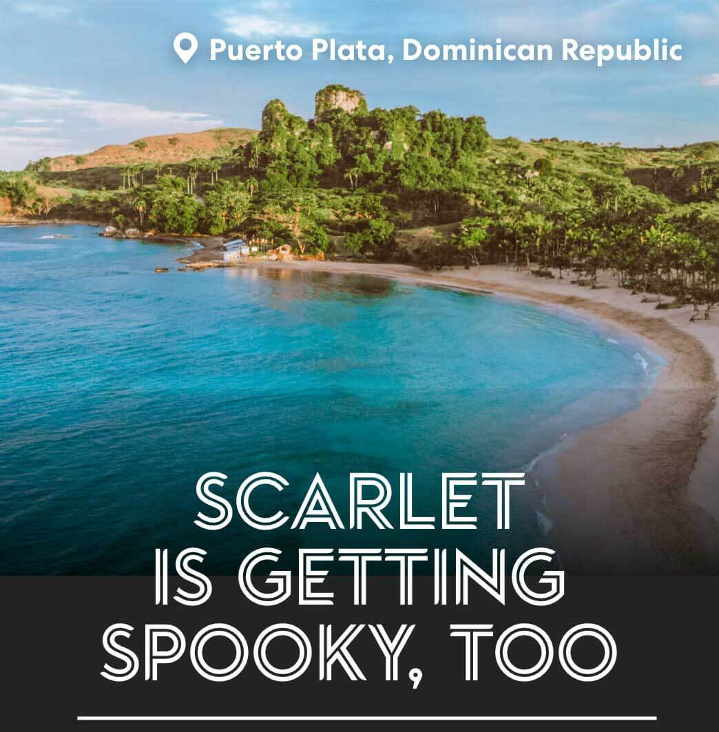 Scarlet is getting spooky, too