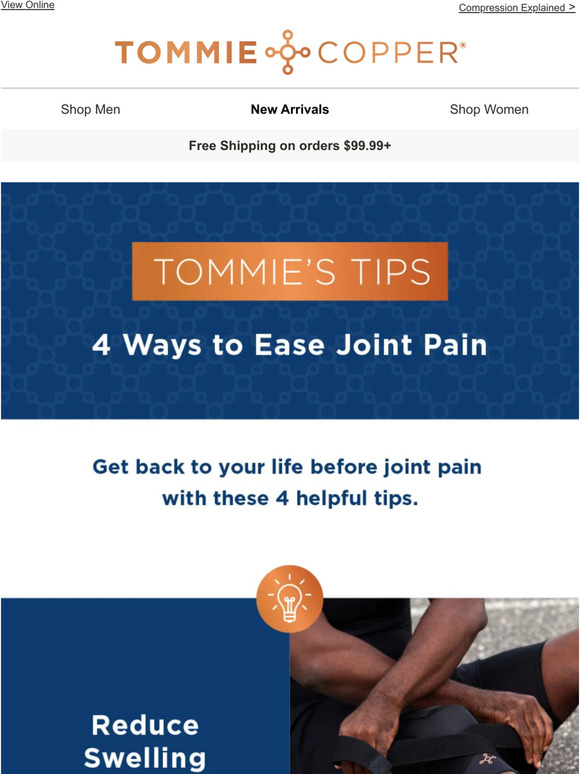 Tommie Copper 4 Ways To Ease Joint Pain Milled