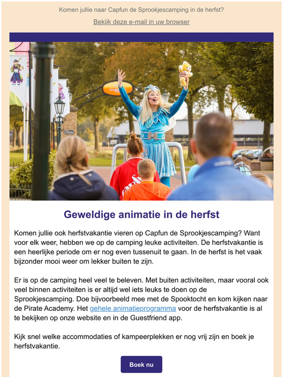 🎃 Herfstvakantie bij Capfun de Sprookjescamping 🍁