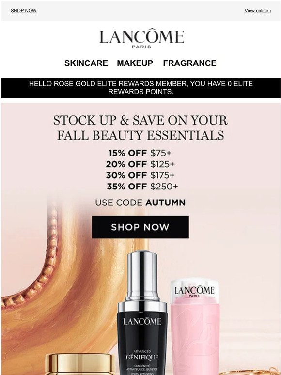 Lancôme US: Early Access to Our Holiday Beauty Box Just For You 