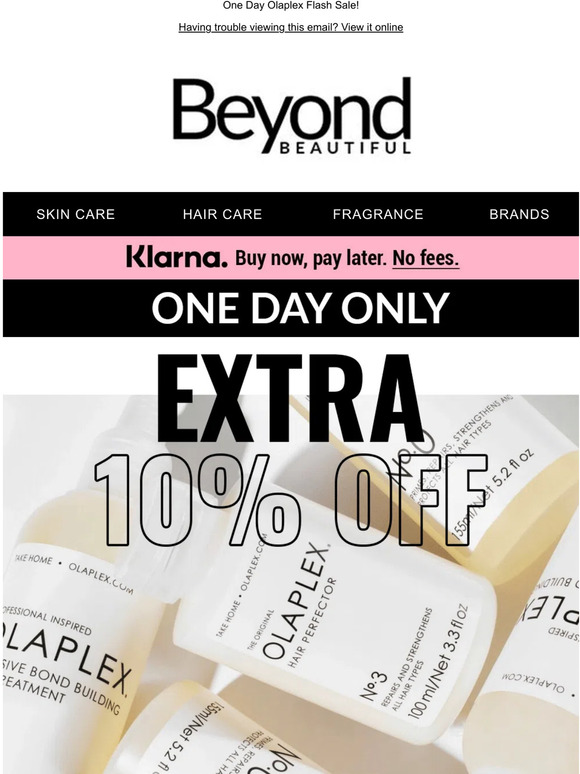 OLAPLEX: Extra 10% Off Code Inside 🚨