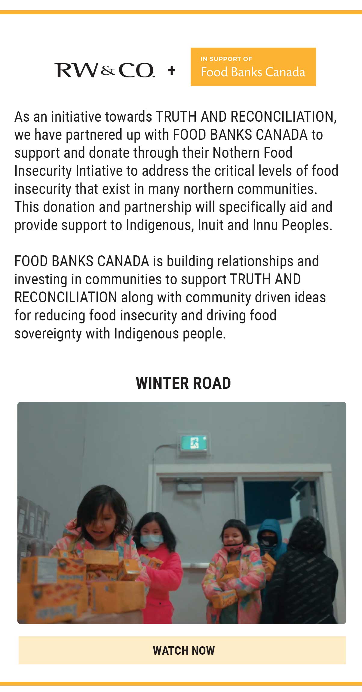 RW&CO. RWCOnversations Truth & Reconciliation Milled