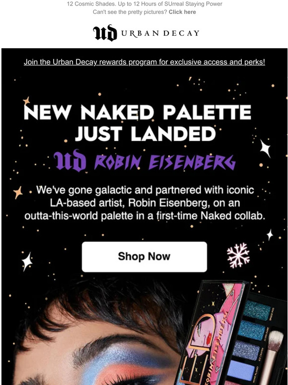 Urban Decay Just Landed Limited Edition Naked X Robin Eisenberg Eyeshadow Palette Milled