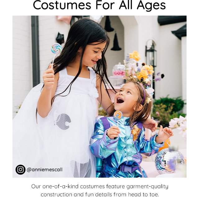 COSTUMES FOR ALL AGES