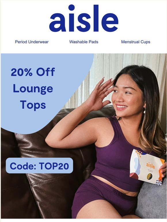 20% Off Lounge Tops!