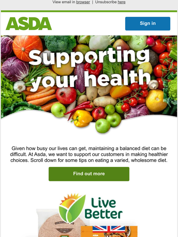 Asda Helpful ideas to eat better Milled