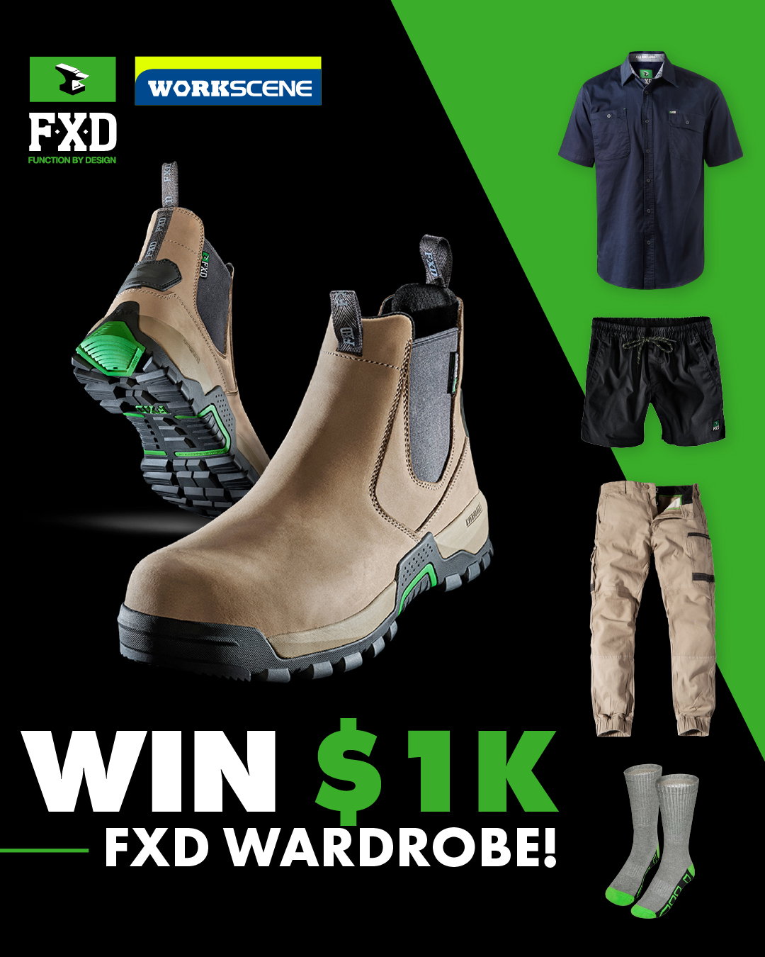 Win a $1000 FXD Wardrobe