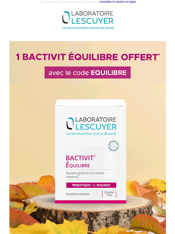 Laboratoire Lescuyer - régie: ⚡Offre Flash - Dernier jour pour craquer ...